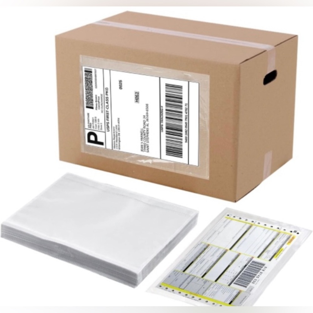 65pcs  15-Shipping Label Pouches plus 50 Thank You cards